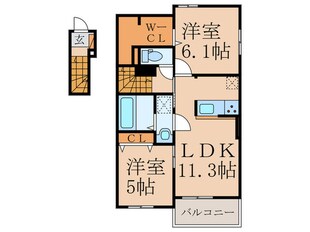 ボスカートI Ⅱの物件間取画像